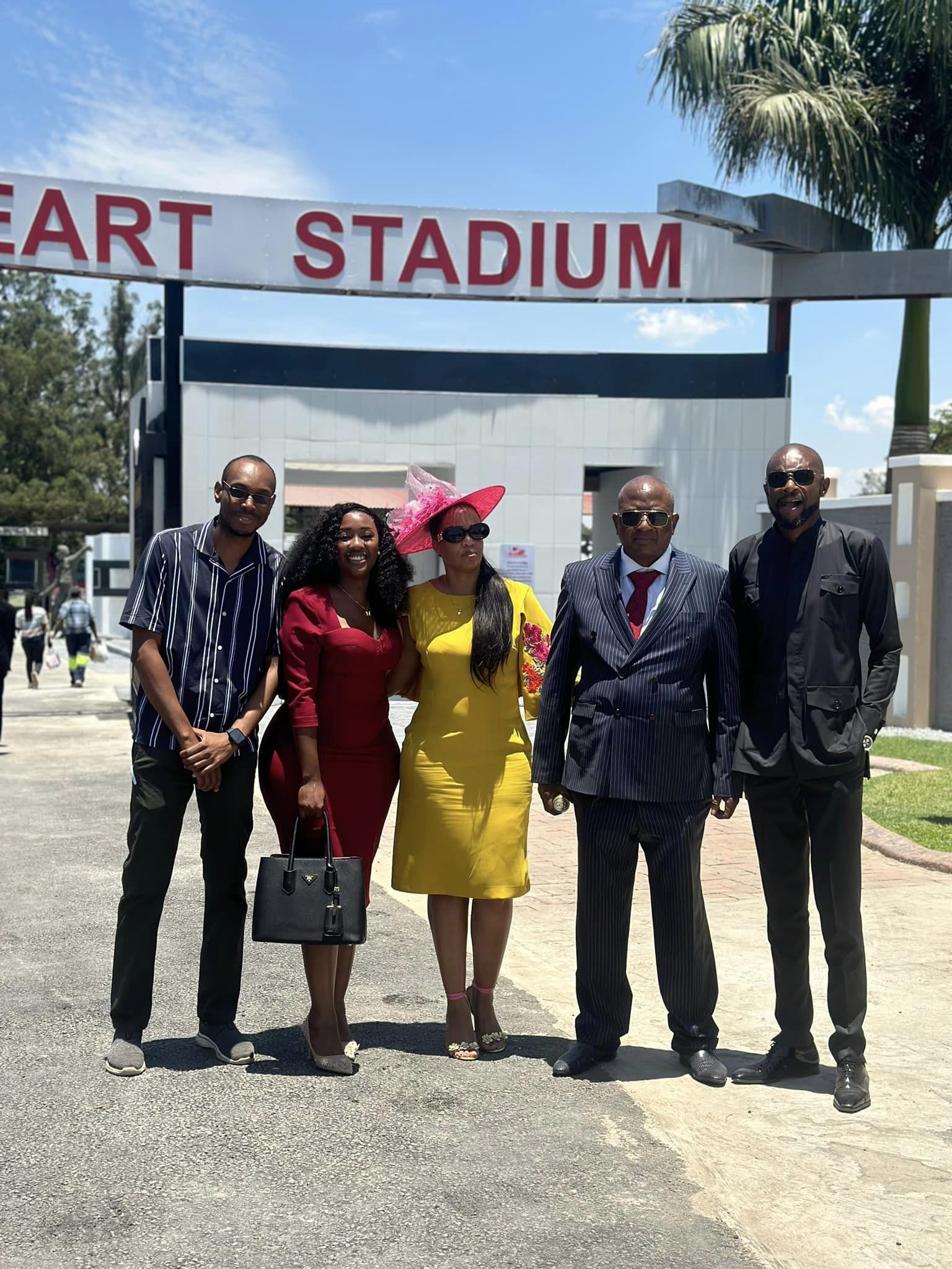 Philip Chiyangwa at the Heart Stadium