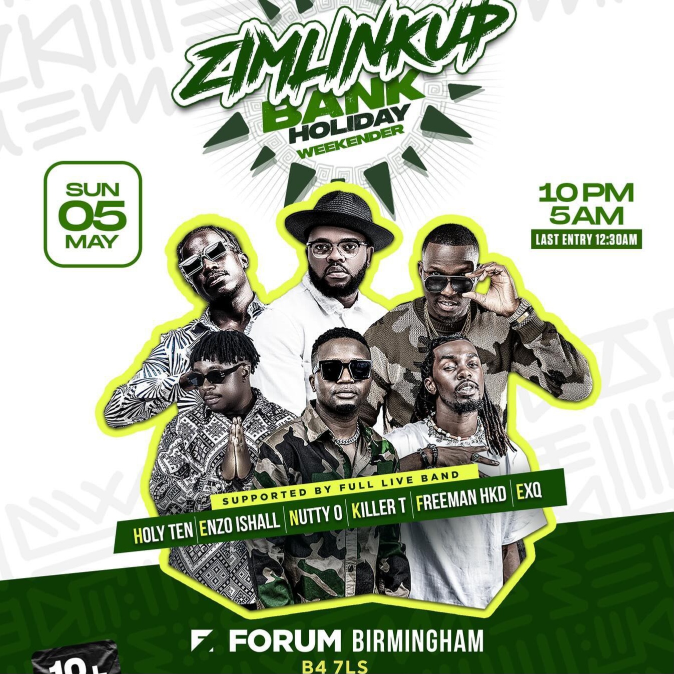 Zimlinkup bank holiday weekender