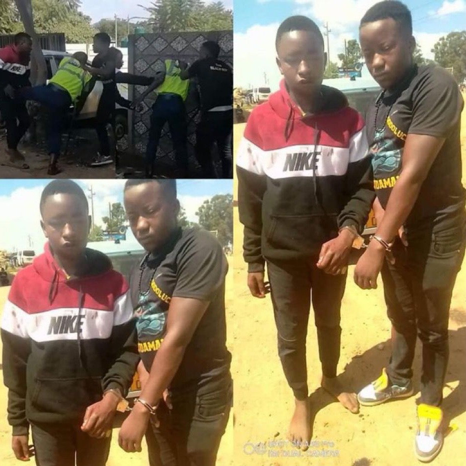 Arrested men