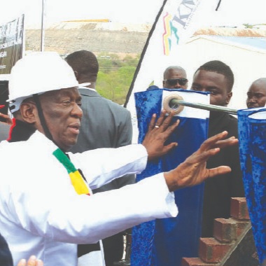 President Mnangagwa in Kamativi (1)