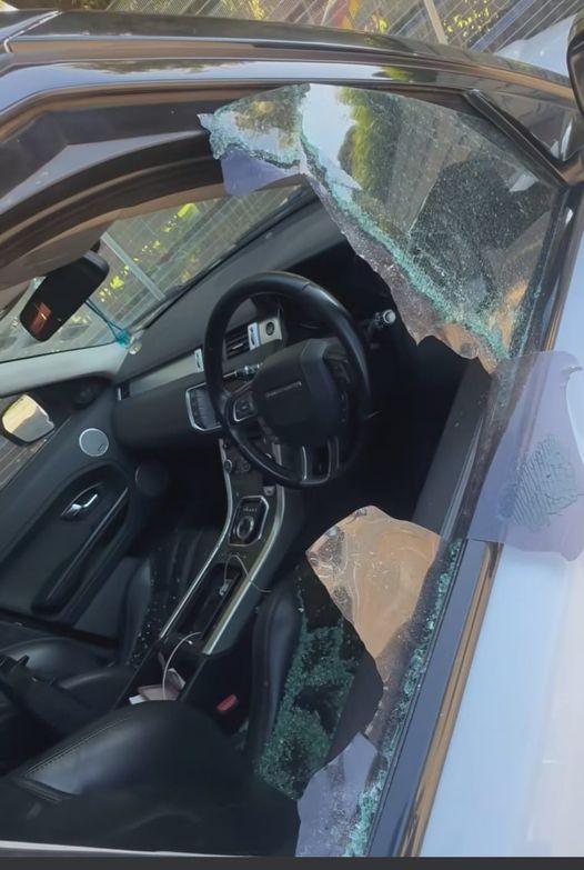 MadamBoss Range Rover vandalized
