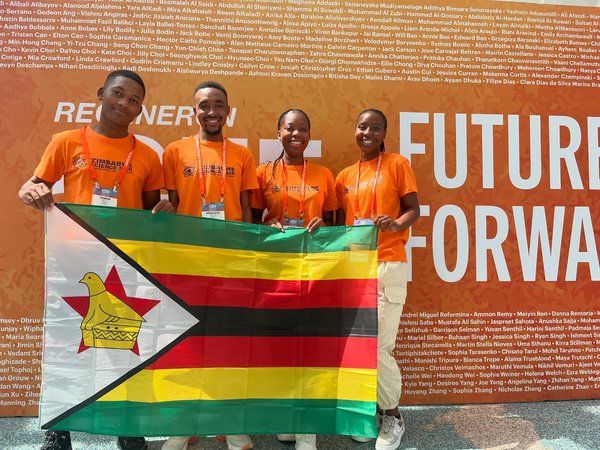 Zimbabwe Science Fair team