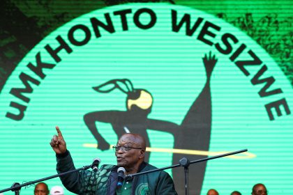 Former South African President Zuma's new party launches election manifesto