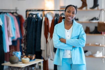 medium shot black woman running small business 23 2150171819